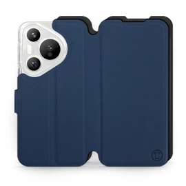 Etui Soft Touch do Huawei Pura 70 - wzór Głęboki granat z czernią