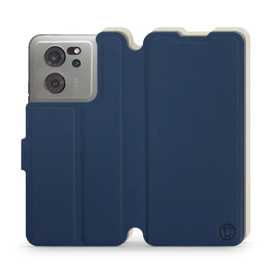 Phone Case Xiaomi 13T Pro - Design Navy with Platinum
