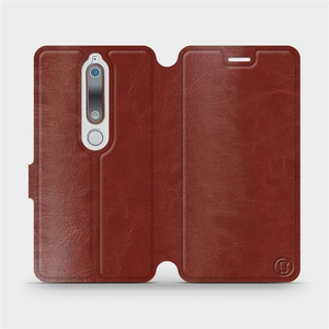 Phone Case Nokia 6.1 - Design Brown&Orange