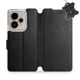 Phone Case Realme 15 5G - Design Black Leather