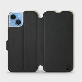 Phone Case Apple iPhone 14 - Design Black with Platinum