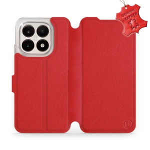 Phone Case Xiaomi 15T - Design Red Leather