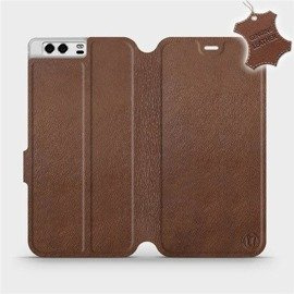 Phone Case Huawei P10 - Design Brown Leather