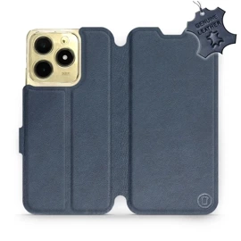 Phone Case Realme C61 - Design Blue Leather