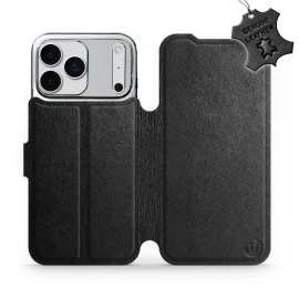 Phone Case Apple iPhone 17 Pro Max - Design Black Leather