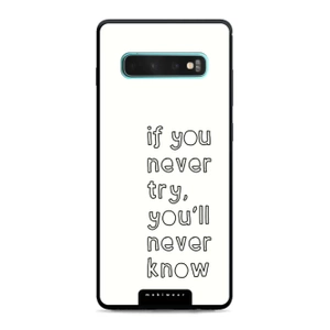 Phone Glossy Case Samsung Galaxy S10 Plus - Design G075G
