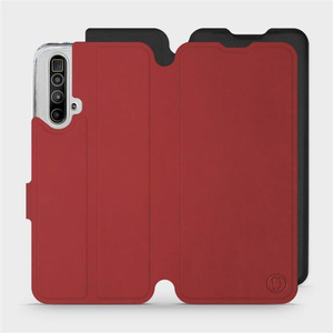 Phone Case Realme X3 SuperZoom - Design Dark Red with Black