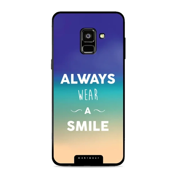 Phone Glossy Case Samsung Galaxy A8 2018 - Design G074G