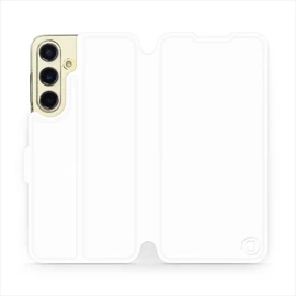 Phone Case Samsung Galaxy S24 FE - Design White&Orange