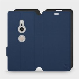 Phone Case Sony Xperia XZ2 - Design Navy with Black