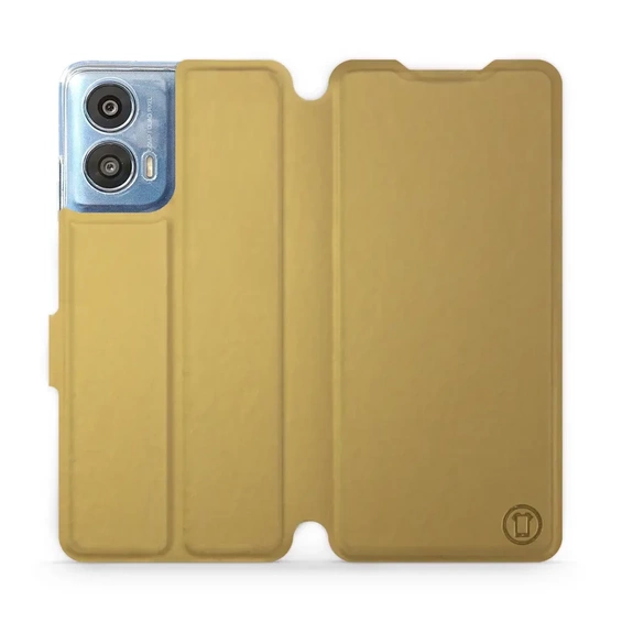 Etui do Motorola Moto G24 - wzór Gold&Orange
