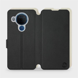 Phone Case Nokia 5.4 - Design Black with Platinum