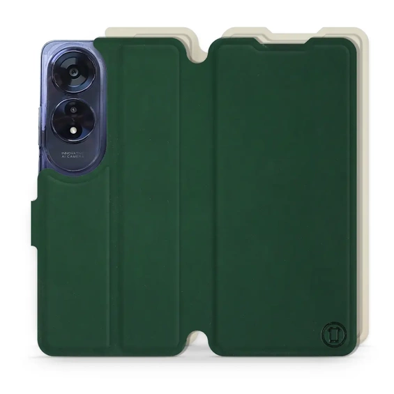 Phone Case OPPO A60 - Design Green with Platinum