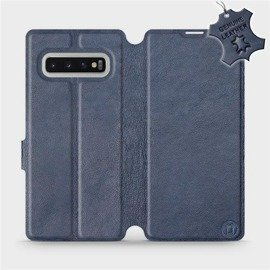 Hülle für Samsung Galaxy S10 Plus - Farbe Blue Leather