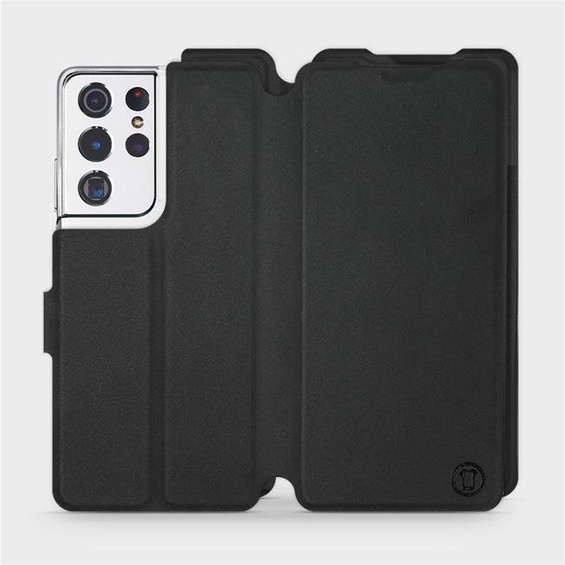 Etui Soft Touch do Samsung Galaxy S21 Ultra - wzór Satynowa czerń