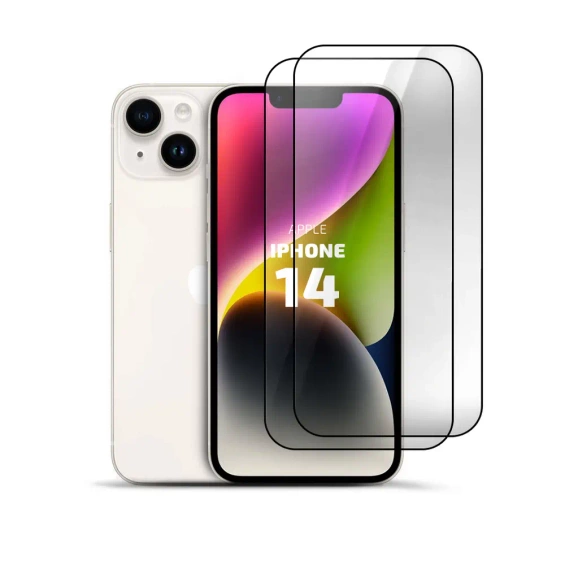 Zestaw 2x Szkło hartowane Clear 9H do Apple iPhone 14