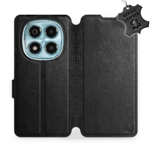 Phone Case Xiaomi Redmi Note 14 Pro 4G - Design Black Leather