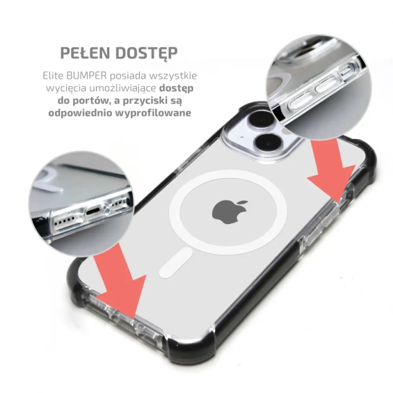 Hülle MagSafe Elite Bumper für Apple iPhone 17 - Farbe D001D