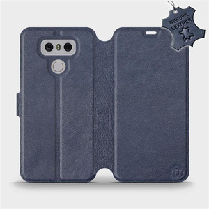 Phone Case LG G6 - Design Blue Leather