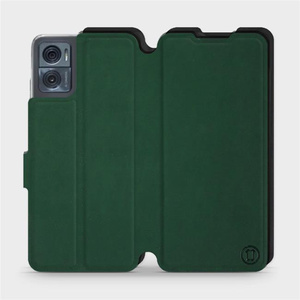 Phone Case Motorola Moto E22i - Design Green with Black