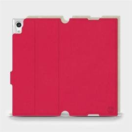 Etui Soft Touch do Sony Xperia XA1 Ultra - wzór Żywa czerwień z platyną