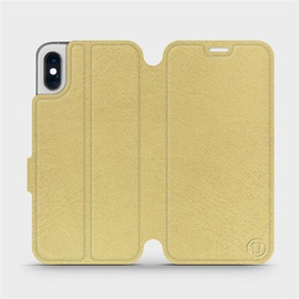 Phone Case Apple iPhone XS - Design Gold&Orange
