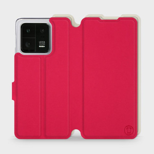 Hülle für Xiaomi 13 Pro - Farbe Rot mit Platin