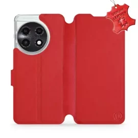 Phone Case OnePlus 11 5G - Design Red Leather