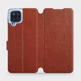 Phone Case Samsung Galaxy M12 - Design Brown&Orange
