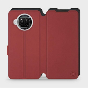 Phone Case Xiaomi Mi 10T Lite - Design Dark Red with Black