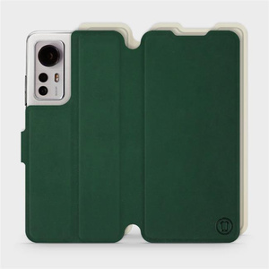Phone Case Xiaomi 12 - Design Green with Platinum