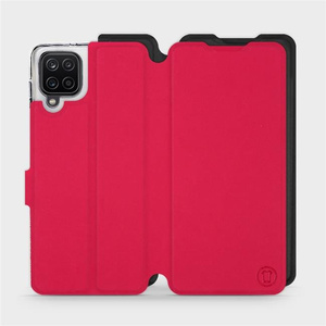 Phone Case Samsung Galaxy M12 - Design Red with Black