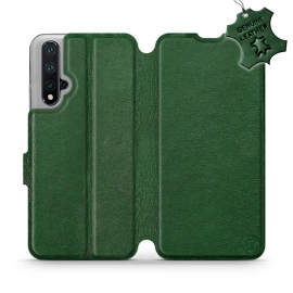 Hülle für Huawei Nova 5T - Farbe Green Leather