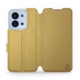 Etui do Xiaomi Redmi 15C - wzór Gold&Orange