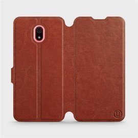 Phone Case Xiaomi Redmi 8A - Design Brown&Orange