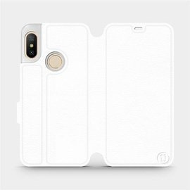 Phone Case Xiaomi Mi A2 Lite - Design White&Gray