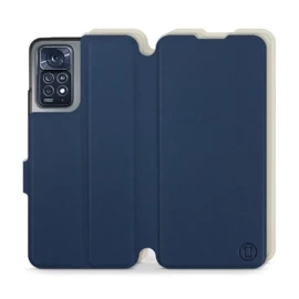 Phone Case Xiaomi Redmi Note 12 Pro 4G - Design Navy with Platinum