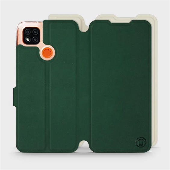 Etui Soft Touch do Xiaomi Redmi 9C - wzór Miejska zieleń z platyną