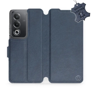 Phone Case OPPO A80 5G - Design Blue Leather