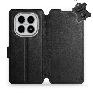 Phone Case Xiaomi Redmi Note 15 5G - Design Black Leather