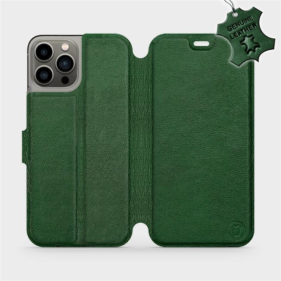 Hülle für Apple iPhone 13 Pro - Farbe Green Leather