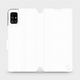 Phone Case Samsung Galaxy M51 - Design White&Orange