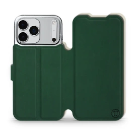 Phone Case Apple iPhone 17 Pro Max - Design Green with Platinum
