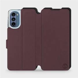 Phone Case Motorola Moto G62 5G - Design Burgundy with Black