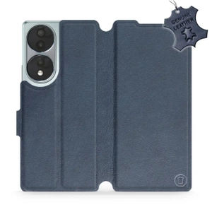 Phone Case Huawei Honor 70 - Design Blue Leather