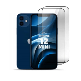 2-Pack Tempered Glass Clear for Apple iPhone 12 mini