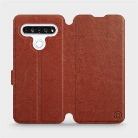 Etui do LG K61 - wzór Brown&Orange