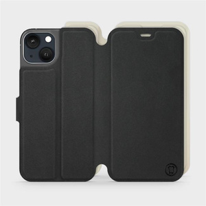 Phone Case Apple iPhone 13 - Design Black with Platinum