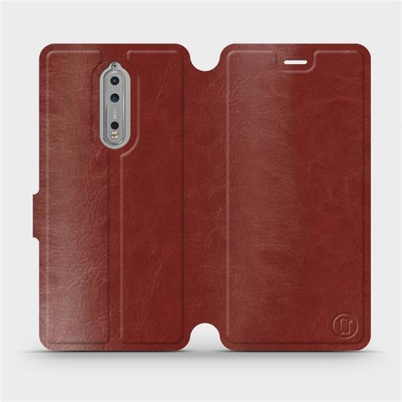 Etui do Nokia 8 - wzór Brown&Orange