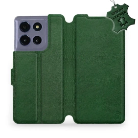 Phone Case Motorola Moto G86 5G - Design Green Leather